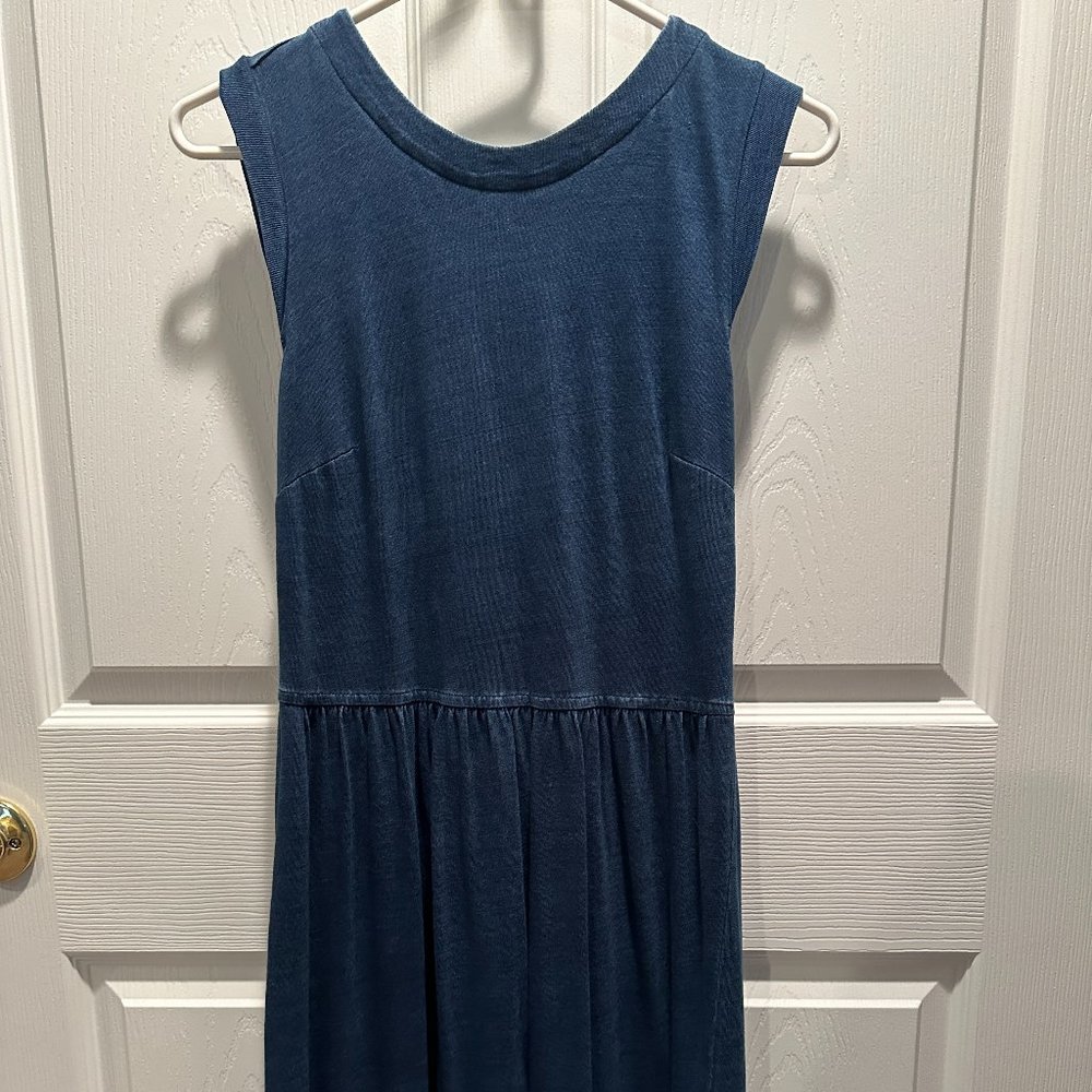 Loft Navy A-line Dress Size 0